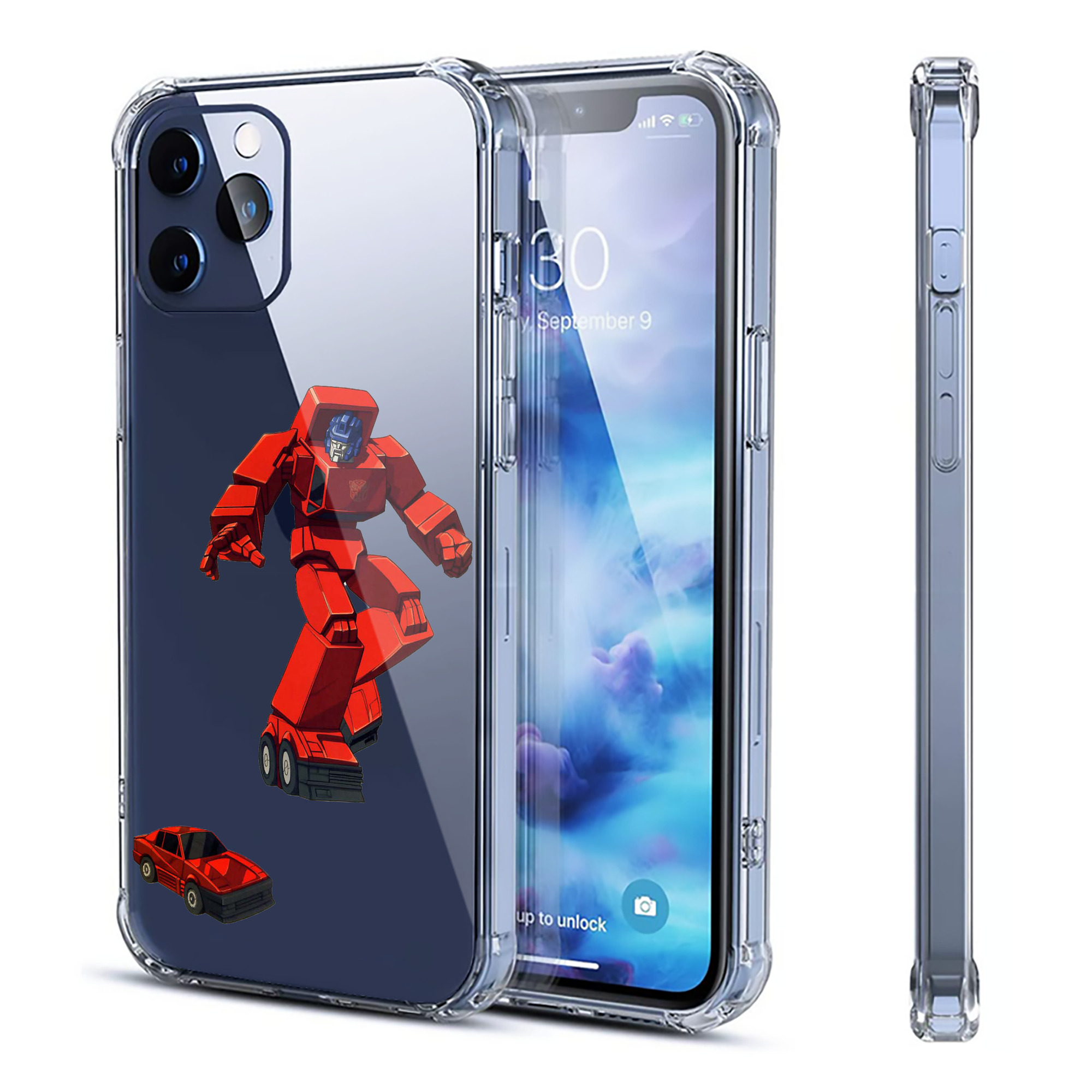 （画像用）  【iPhone 12シリーズ対応】透明スマホケース（クリアソフトケース）